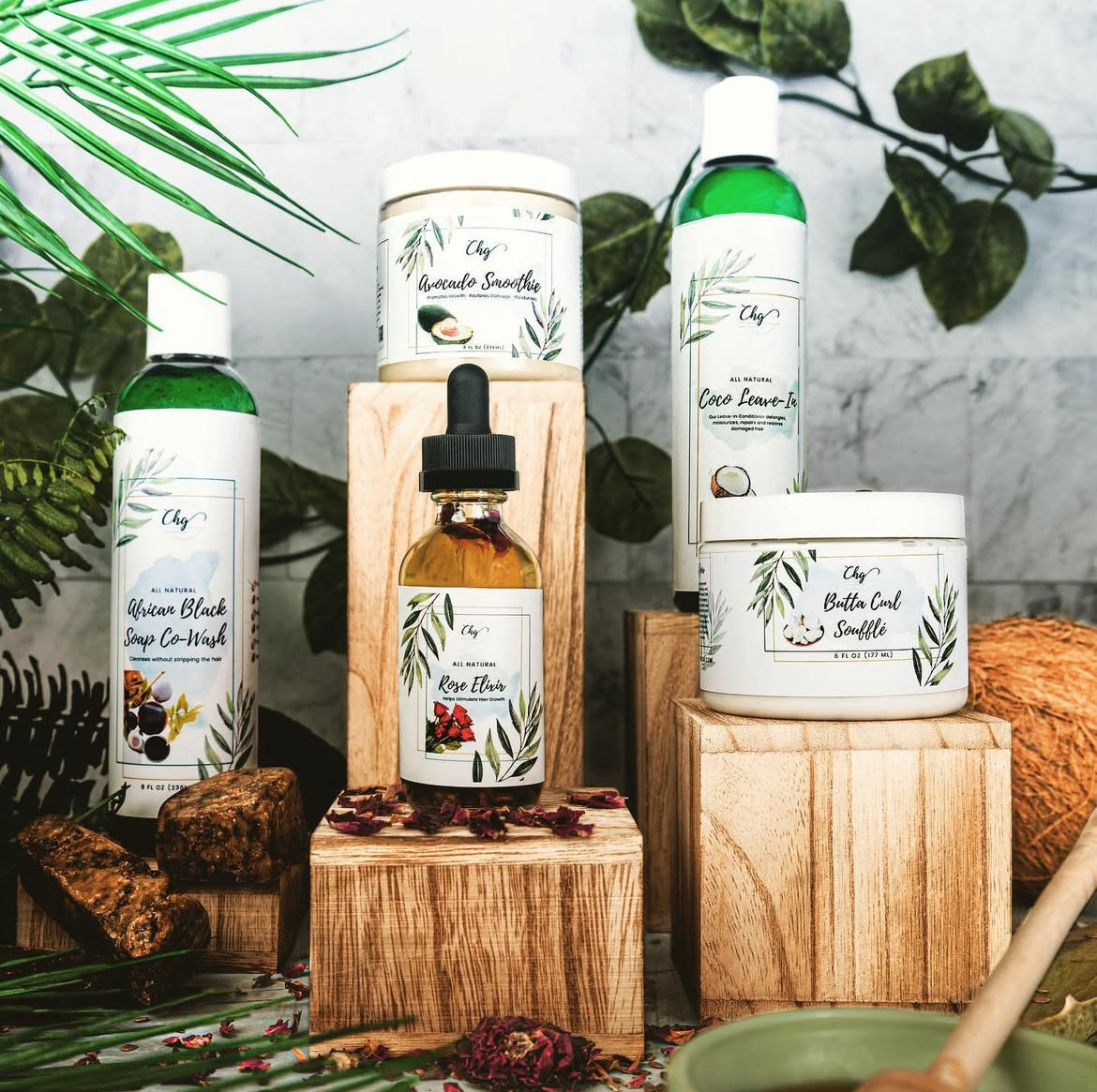 (Rose Oil🥀) Complete Hair Growth System 2/Rose Infused Elixir