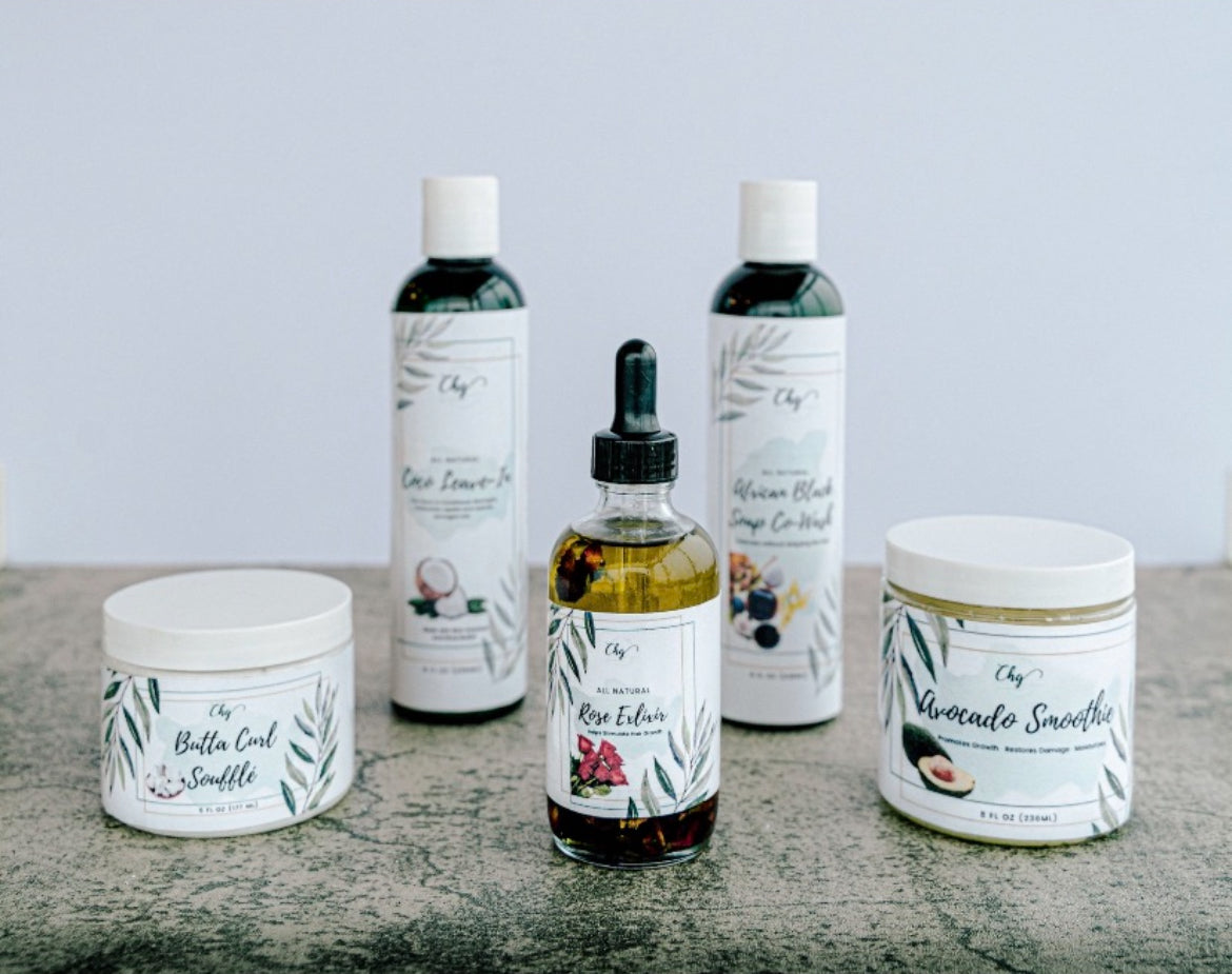 (Rose Oil🥀) Complete Hair Growth System 2/Rose Infused Elixir