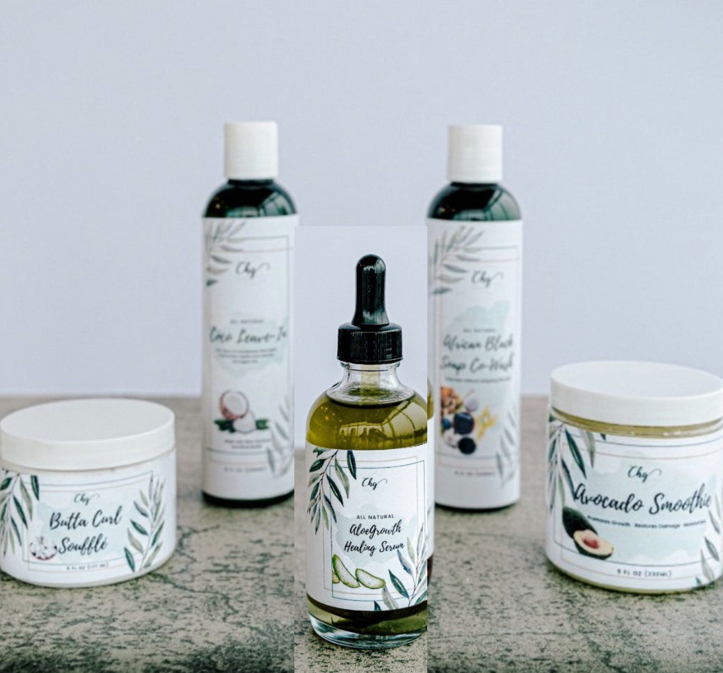 (Aloe🍃) Complete Hair Growth System W/Aloegrowth Healing Serum